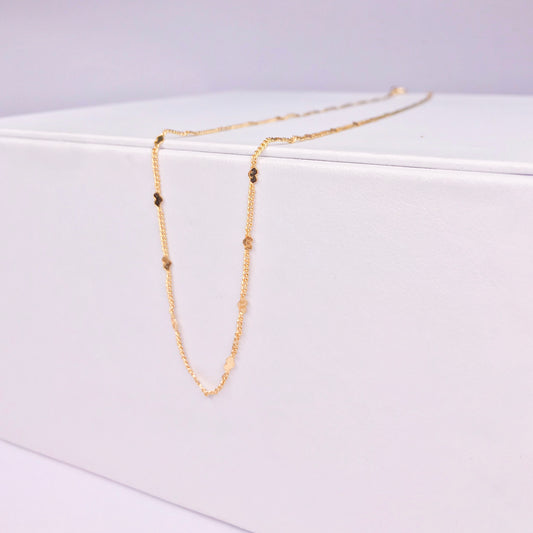 CADENA CUBANA CORAZON 2MM-45CM