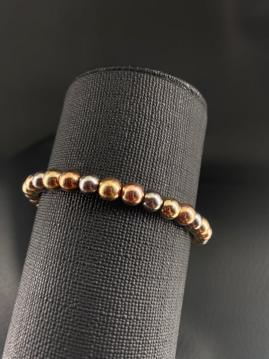 PULSERA 25 PEPITAS DE MIXTAS BALINERA 5MM